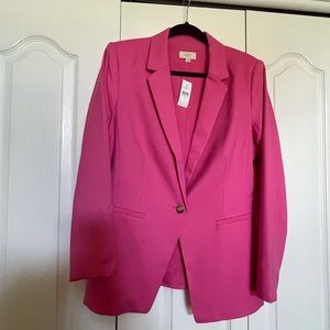 Loft outlet modern pink jacket NWT jacket size 12